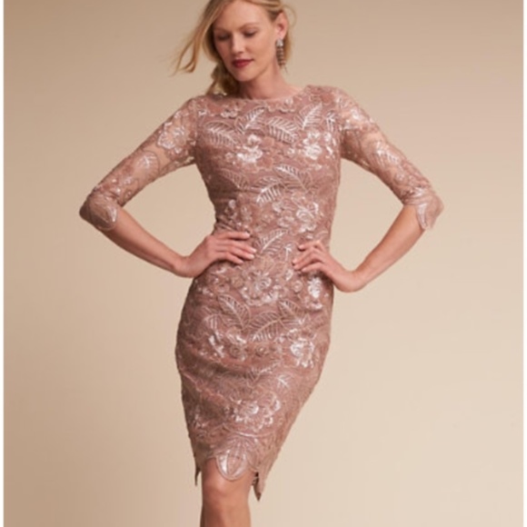 BHLDN Dresses & Skirts - Make Offer BHLDN Mackenzie Lace Dress Pink